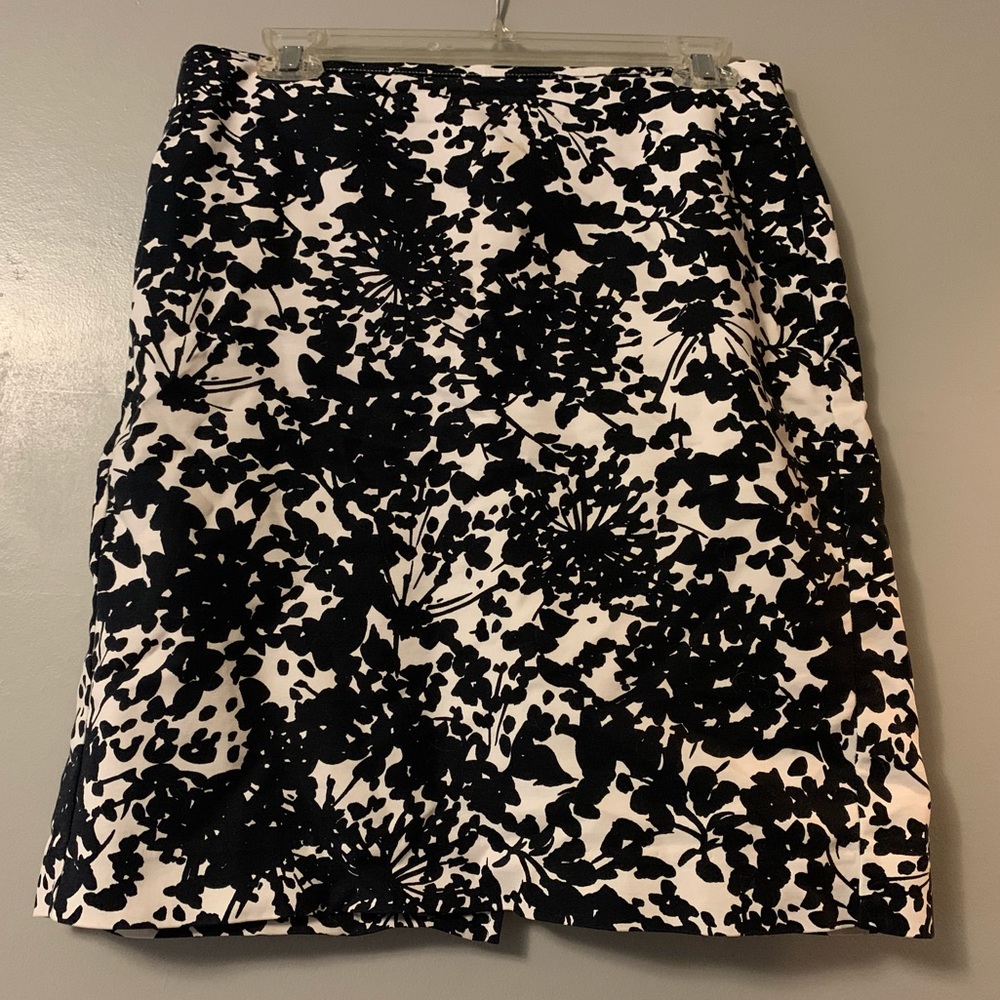 Floral pencil skirt